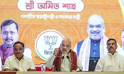 Amit Shah releases 'charge sheet' against TMC govt, says Bengal polls key to nation’s security
