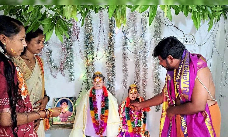 Telangana parents perform annual wedding for deceased son and his lover