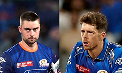 ಮುಂಬೈಯ ಮೊದಲ ಪಂದ್ಯಕ್ಕೆ ಜಾಕ್ಸ್, ಸ್ಯಾಂಟ್ನರ್ ಅಲಭ್ಯ  