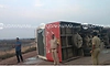 20 passengers sustain minor injuries after KSRTC bus overturns in Karnataka's Chitradurga district