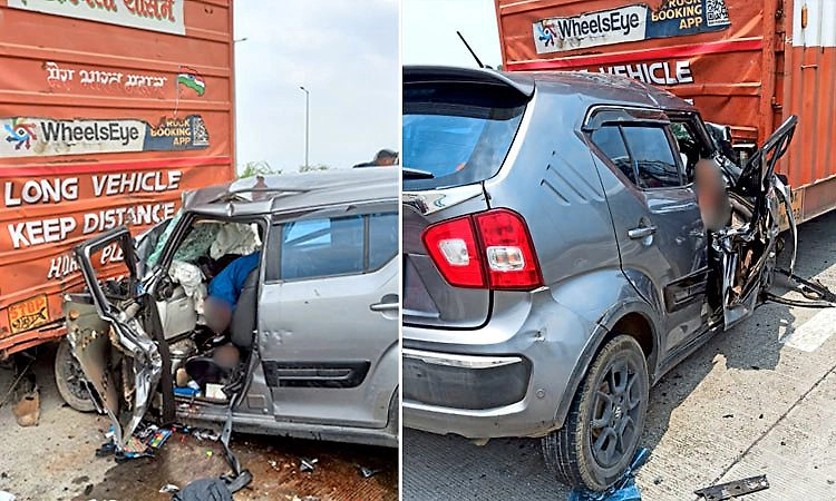 Tragic: ನಿಂತಿದ್ದ ಕಂಟೇನರ್ ಟ್ರಕ್‌ಗೆ ಕಾರು ಢಿಕ್ಕಿ; ಒಂದೇ ಕುಟುಂಬದ ಐವರು ದುರ್ಮರಣ