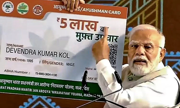 ದೇಶಾದ್ಯಂತ 44.73 ಕೋಟಿ + ಆಯುಷ್ಮಾನ್‌ ಕಾರ್ಡ್‌ ವಿತರಣೆ