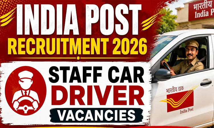 Recruitment: ಭಾರತೀಯ ಅಂಚೆ ಕಚೇರಿ-ಸಿಬಂದಿ ವಾಹನ ಚಾಲಕ ಹುದ್ದೆಗೆ ಅರ್ಜಿ ಆಹ್ವಾನ