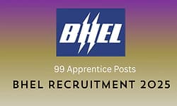 Job:ಭಾರತ್‌ ಹೆವಿ ಎಲೆಕ್ಟ್ರಿಕಲ್ಸ್‌ ಲಿಮಿಟೆಡ್-‌ 99 ಅಪ್ರೆಂಟಿಸ್‌ ಹುದ್ದೆಗೆ ಅರ್ಜಿ ಆಹ್ವಾನ