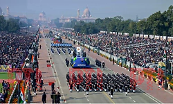 R-Day parade: Navy wins best marching contingent award, Maharashtra tops tableau category