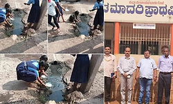 ಕೊಳಚೆ ನೀರಲ್ಲಿ ತಟ್ಟೆ ತೊಳೆದ ಮಕ್ಕಳು: ಆಯೋಗದಿಂದ ಪ್ರಕರಣ ದಾಖಲು