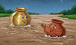 Kids Story: ಶ್ರೀಮಂತ ಕೊಡ - ಬಡ ಮಡಕೆ