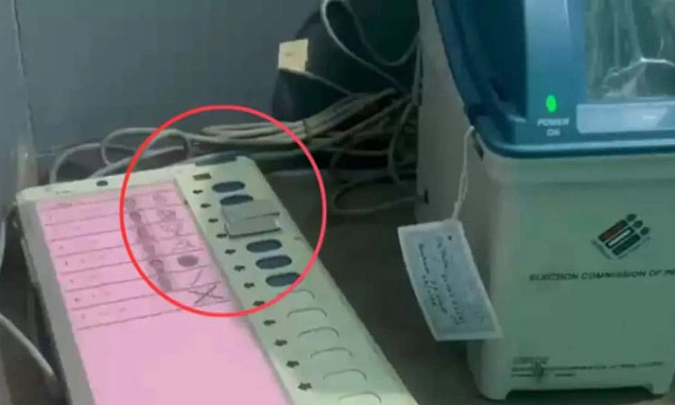 West Bengal: ಇವಿಎಂನಲ್ಲಿ ಬಿಜೆಪಿ ಬಟನ್ ಗೆ ಟೇಪ್‌ ಅಂಟಿಸಿದ ಟಿಎಂಸಿ: ಮರುಮತದಾನಕ್ಕೆ ಆದೇಶ