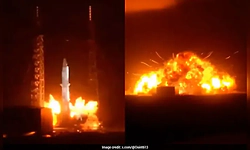 Blue Origin rocket explodes on the launch pad during an engine-firing test