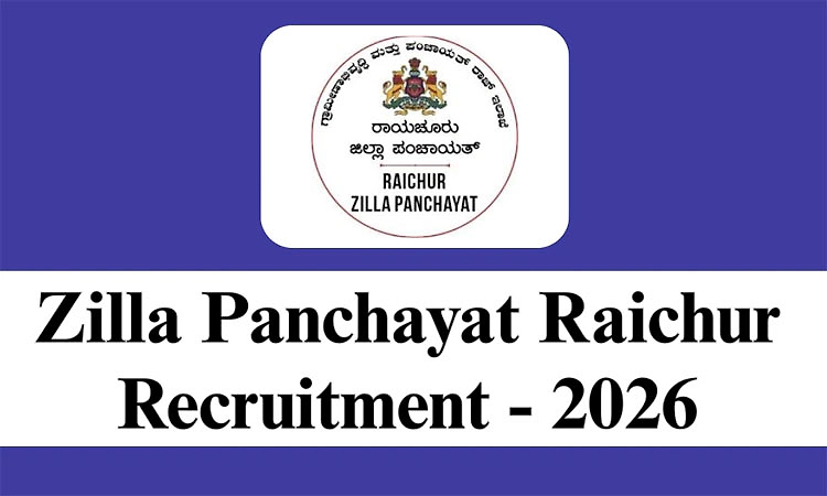 Vacancy: ಜಿಲ್ಲಾ ಪರಿಷತ್‌ ರಾಯಚೂರು- ಮೇಲ್ವಿಚಾರಕರ ಹುದ್ದೆಗಳಿಗೆ ಅರ್ಜಿ ಆಹ್ವಾನ