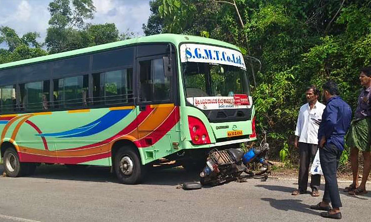 ಬಾಳ್ಕಟ್ಟು: ಬಸ್ -ಬೈಕ್‌ ಢಿಕ್ಕಿ; ಸವಾರ ಸಾವು