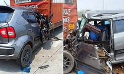 5 of family killed as car rams into stationary truck on Samruddhi Expressway in Maharashtra