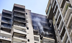 AC blast triggers fire on 21st floor flat in Noida high-rise; no casualties