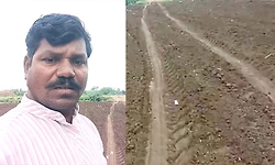 ಅಕ್ರಮ ಮರಳು ಸಾಗಣೆದಾರರ ದೌರ್ಜನ್ಯ, ರೈತನ ಹೊಲದ ಮಧ್ಯೆಯೇ ರಸ್ತೆ ನಿರ್ಮಿಸಿ ತೊಗರಿ ಬೆಳೆ ನಾಶ