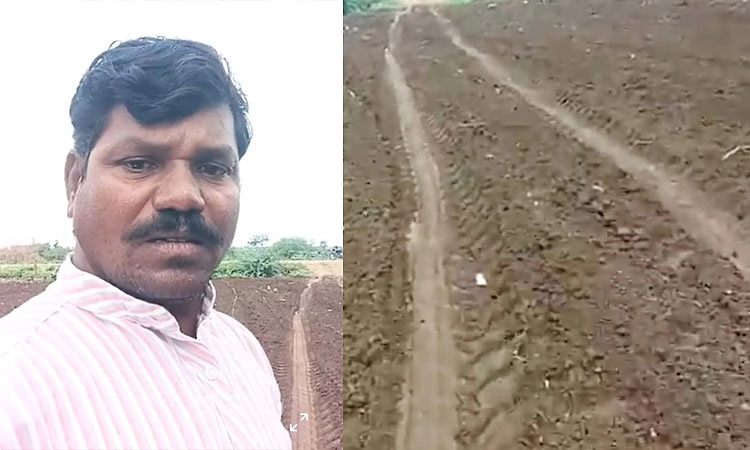 ಅಕ್ರಮ ಮರಳು ಸಾಗಣೆದಾರರ ದೌರ್ಜನ್ಯ, ರೈತನ ಹೊಲದ ಮಧ್ಯೆಯೇ ರಸ್ತೆ ನಿರ್ಮಿಸಿ ತೊಗರಿ ಬೆಳೆ ನಾಶ