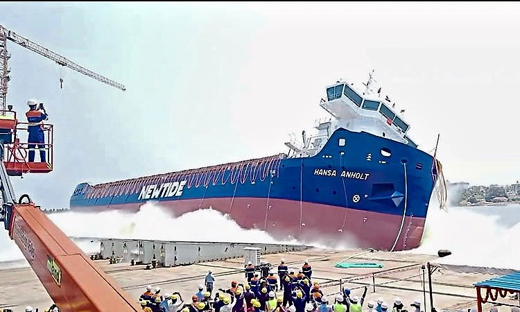 MV Hansa Anholt: ಮಂಗಳೂರು ನಿರ್ಮಿತ ಎರಡನೇ ಹಡಗು ಹಸ್ತಾಂತರ