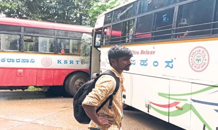 Two KSRTC buses collide near Shiradi, 16 injured