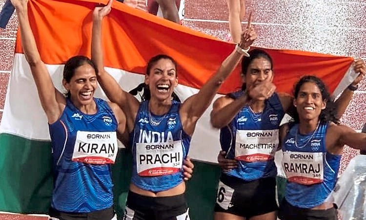 Asian Games: ಬಂಗಾರ ಗೆದ್ದ ಭಾರತದ ವನಿತಾ ರಿಲೇ ತಂಡ, ಮಿಂಚಿದ ಕನ್ನಡತಿ