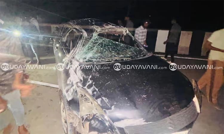 Car crashes into divider on Melkar elevated road, driver killed