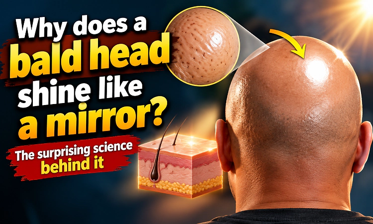 Why does a bald head shine like a mirror? The surprising science behind it