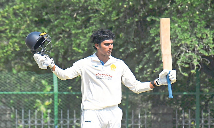 ರಣಜಿ: ತ್ರಿಪುರ ವಿರುದ್ಧ 296 ರನ್‌ ಮುನ್ನಡೆ, ಇನ್ನಿಂಗ್ಸ್‌  ಗೆಲುವಿನತ್ತ ಕರ್ನಾಟಕ