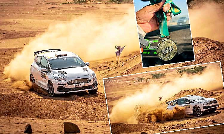 ಸೌದಿ ವಿಶ್ವ ರ‍್ಯಾಲಿ ಚಾಂಪಿಯನ್ ಶಿಪ್: ಭಾರತದ ನವೀನ್-ಮೂಸಾ ಜೋಡಿಗೆ ದ್ವಿತೀಯ ಸ್ಥಾನ