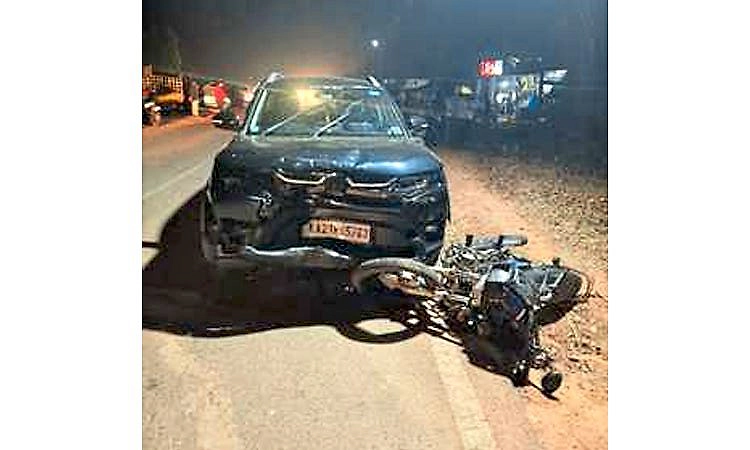 Alankaru: ಕಾರು-ಬೈಕ್‌ ಢಿಕ್ಕಿ; ಸವಾರನಿಗೆ ಗಾಯ