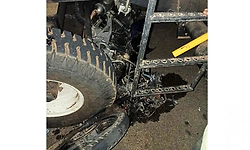 ರಾಗಿ ಒಕ್ಕಣೆ ಯಂತ್ರಕ್ಕೆ ಬೈಕ್ ಡಿಕ್ಕಿ; ಯುವಕ ಸಾವು