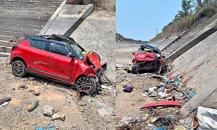 Channarayapatna (Hassan): Two killed after car falls into Hemavati canal near Mallanaghatta