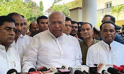 Kharge says leadership confusion in Karnataka will be resolved soon; expresses confidence in party performance
