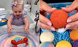 ಡೇಂಜರ್!! ಬಣ್ಣ ಬಣ್ಣದ ವೈರಲ್ ಬಾತ್ ಬಾಂಬ್ ಗಳ ಅಸಲಿ ಬಣ್ಣ ಏನು ಗೊತ್ತಾ ?