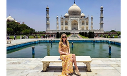 Donald Trump's daughter visits Taj Mahal
