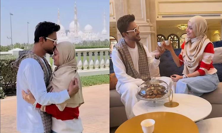 ಪತಿಯೊಂದಿಗೆ ಅಬುಧಾಬಿ ಪ್ರವಾಸ : ಹಿಜಾಬ್ ಧರಿಸಿದ ನಟಿ ಅಂಕಿತಾ ಲೋಖಂಡೆ!