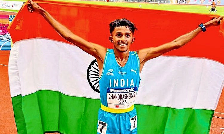 ಏಷ್ಯನ್‌ ಅ 20 ಅಥ್ಲೆಟಿಕ್ಸ್‌: ರಾಜ್ಯದ ಸ್ಟೀಪಲ್‌ ಚೇಸರ್‌ ನಿಖಿಲ್‌ಗೆ ಚಿನ್ನ   