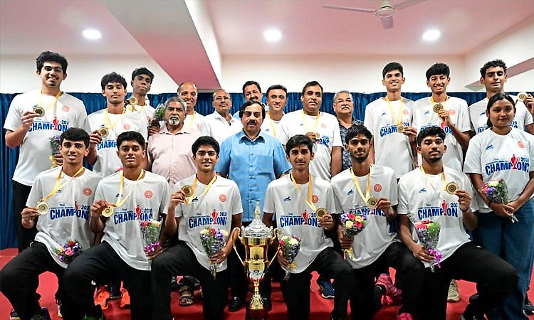 ರಾಷ್ಟ್ರೀಯ ಬಾಸ್ಕೆಟ್‌ ಬಾಲ್‌: 46 ವರ್ಷ ಬಳಿಕ ರಾಜ್ಯಕ್ಕೆ ಚಿನ್ನ