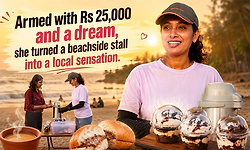 Armed with Rs 25,000 and a dream, she turned a beachside stall into a local sensation