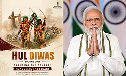 PM Modi pays homage to brave Santhal warriors on 'Hul Divas'