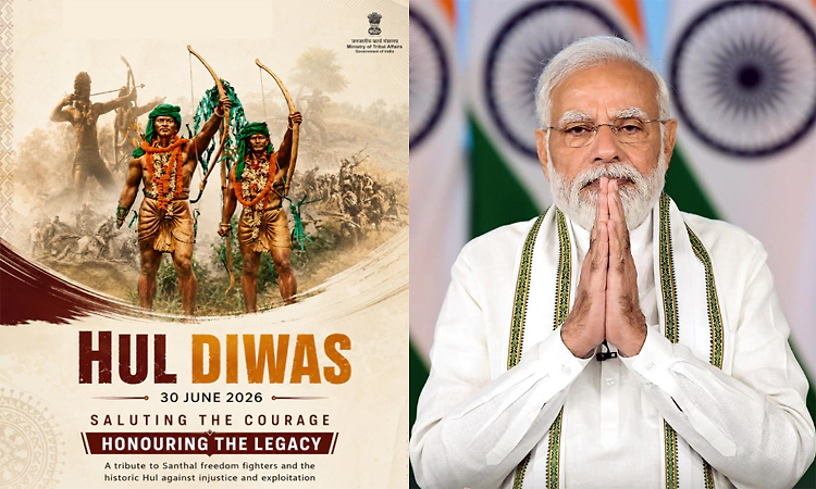 PM Modi pays homage to brave Santhal warriors on 'Hul Divas'