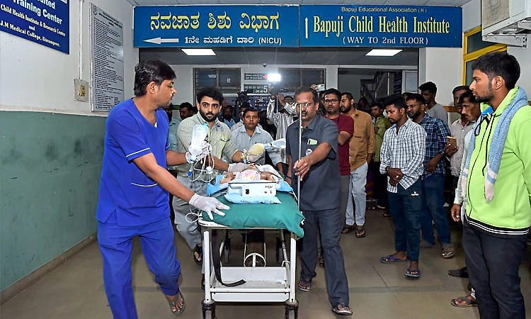 ಶ್ವಾಸಕೋಶ ಸಮಸ್ಯೆ: ಝೀರೋ ಟ್ರಾಫಿಕ್‌ನಲ್ಲಿ ದಾವಣಗೆರೆಯಿಂದ ಮಣಿಪಾಲಕ್ಕೆ 3 ತಿಂಗಳ ಮಗು ರವಾನೆ