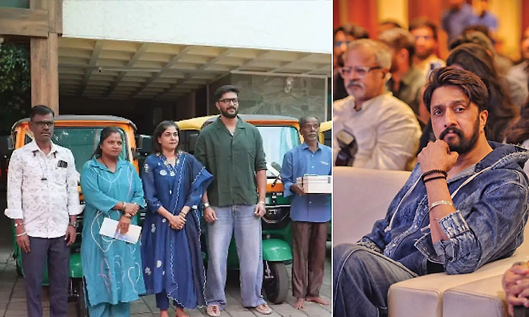 Kiccha Sudeep supports four needy families in memory of his mother