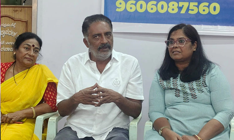 ಸೆ.1ರಂದು ಎಸ್ ಐ ಆರ್ ವಿರುದ್ಧ ಬೆಂಗಳೂರಿನಲ್ಲಿ ಬೃಹತ್ ಪ್ರತಿಭಟನೆ: ನಟ ಪ್ರಕಾಶ್ ರಾಜ್