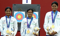 Asian Games:ವಿಶ್ವ ದಾಖಲೆ ಸರಿಗಟ್ಟಿದ ಅಂಕಗಳೊಂದಿಗೆ ಭಾರತಕ್ಕೆ ಬಿಲ್ಗಾರಿಕೆ ಚಿನ್ನ