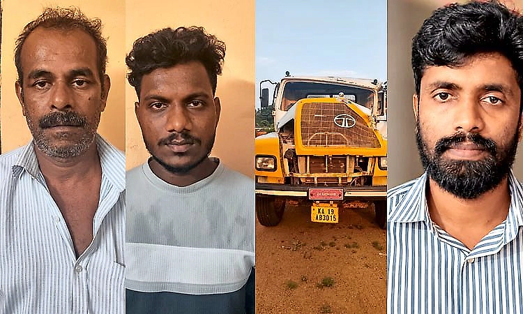 Balkur: Three arrested for driving tipper trucks rashly and causing an accident