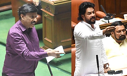 ಬಳ್ಳಾರಿ ಗಲಭೆ: ವಿಧಾನಸಭೆಯಲ್ಲಿ ಜನಾರ್ದನ ರೆಡ್ಡಿ - ನಾಗೇಂದ್ರ ಜಗಳ್‌ಬಂದಿ