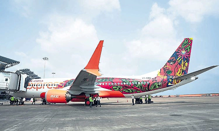 Air India Express’ art-themed Boeing aircraft lands at Mangaluru airport