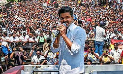 ನೀತಿ ಸಂಹಿತೆ ಉಲ್ಲಂಘನೆ: ಟಿವಿಕೆ ಮುಖ್ಯಸ್ಥ ವಿಜಯ್‌ ವಿರುದ್ಧ ಕೇಸು  