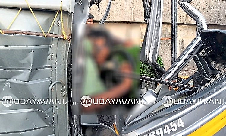 Udupi: Goods tempo rams into parked truck from behind; driver dies on the spot