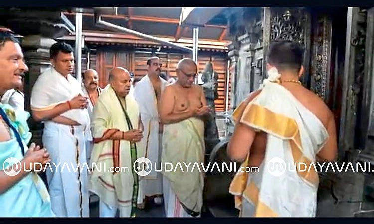 Dharmasthala: ಮಂಜುನಾಥನ ದರ್ಶನ ಪಡೆದ ಉಪರಾಷ್ಟ್ರಪತಿ ಪಿ. ರಾಧಾಕೃಷ್ಣನ್