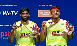 ಸಾತ್ವಿಕ್ ಚಿರಾಗ್ ಶೆಟ್ಟಿ ಜೋಡಿಗೆ ‘ಸಿಂಗಾಪುರ್ ಓಪನ್’ ಪ್ರಶಸ್ತಿ  
