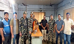 8 ವರ್ಷ ಅಪ್ರತಿಮ ಸೇವೆ: ಎಎನ್‌ಎಫ್‌ನಿಂದ ಶ್ವಾನ "ಆಲ್ಚಿ' ನಿವೃತ್ತಿ